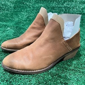 Lucky Brand Ankle Leather Booties